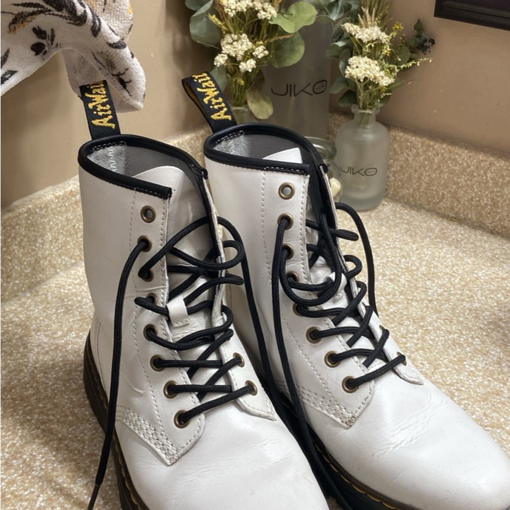 Doc Martens White boots